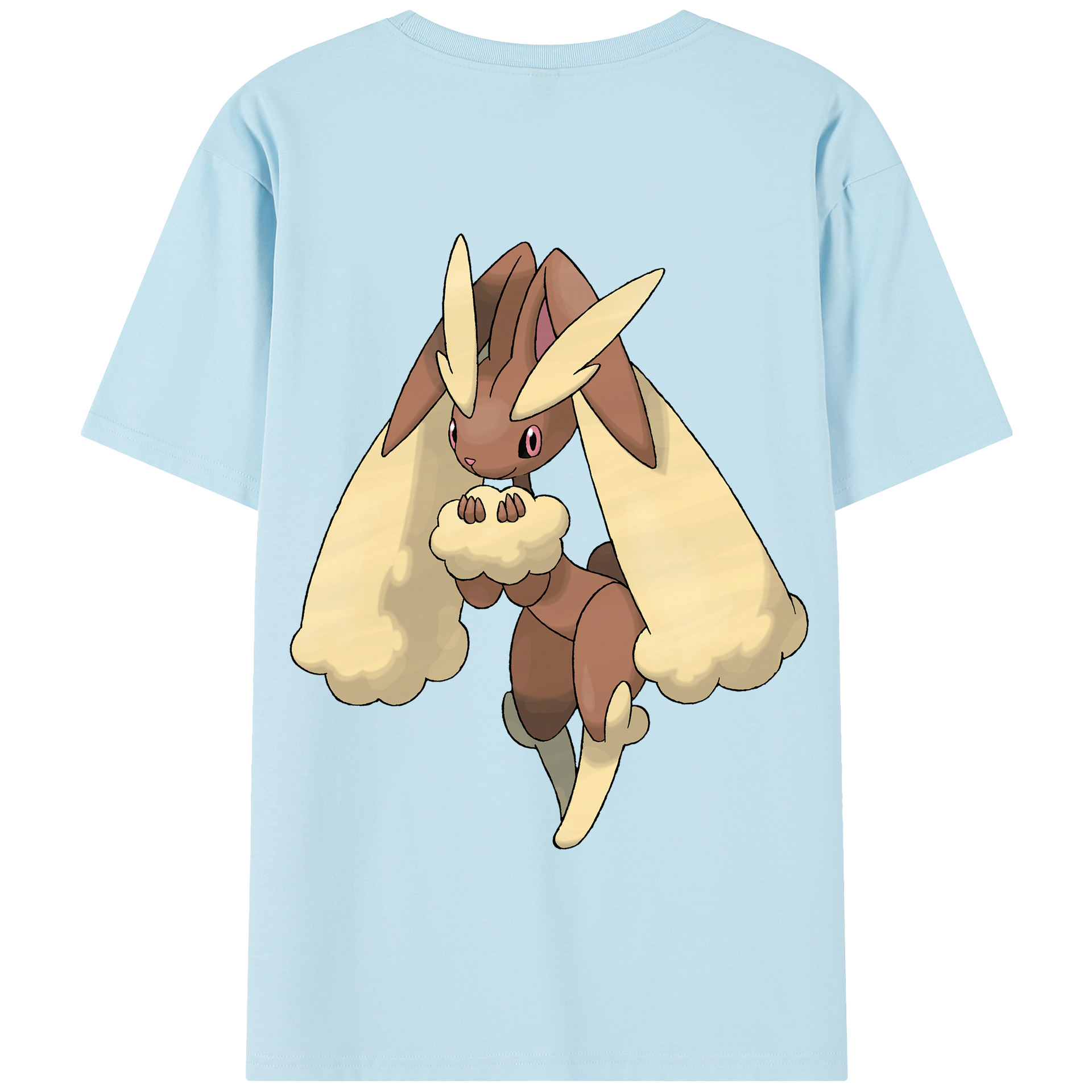 （画像用） ポケットモンスター Pokémon 綿100％半袖Tシャツ（背面プリント）